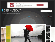 Tablet Screenshot of lemeckiltefaut.com